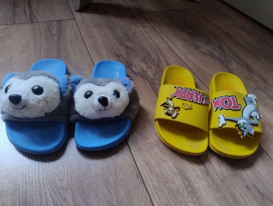 Klapki kapcie dziecięce