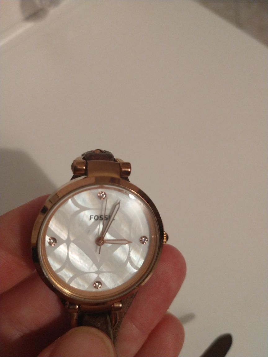 fossil damski zegarek skórzany es3101 Gerogia