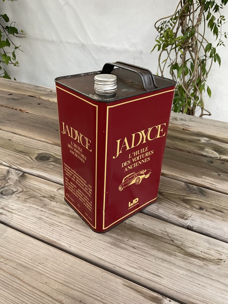 Lata oleo Jadyce vintage