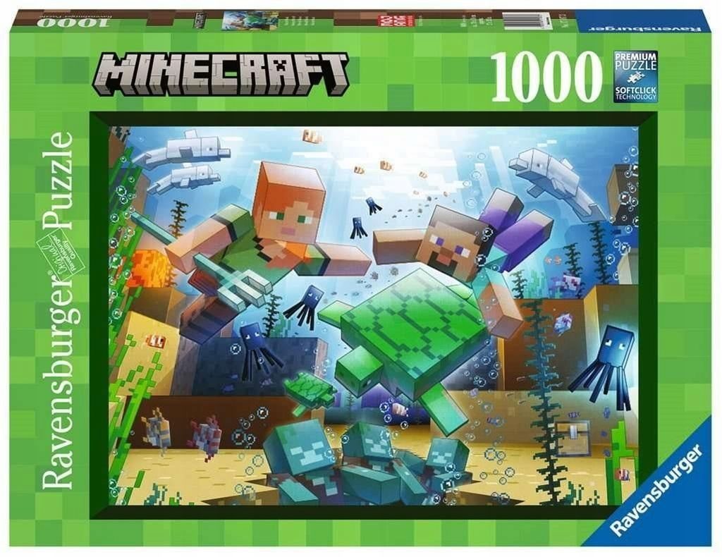 Puzzle 1000 Minecraft Mozaika, Ravensburger