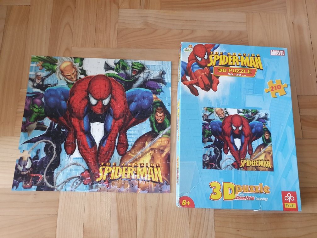 Puzzle spider-man 3D 210 elementów trefl  spiderman