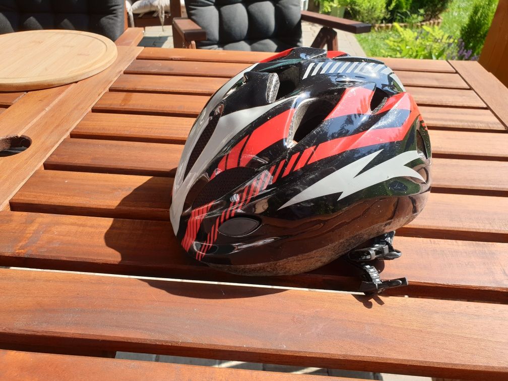 Kask rowerowy roz 52-56 cm .