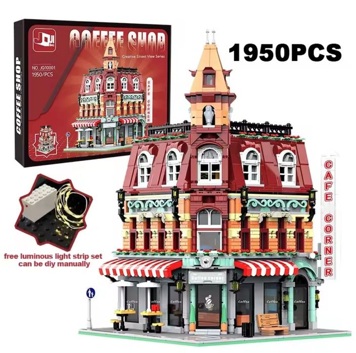 Klocki konstrukcyjne City Coffee Shop 1950 klocków!!!