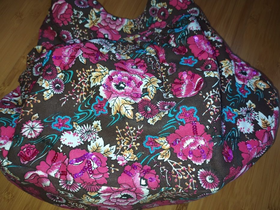 Текстильная сумочка Цветы-Bonprix+подарок. Новая сумка, сумки