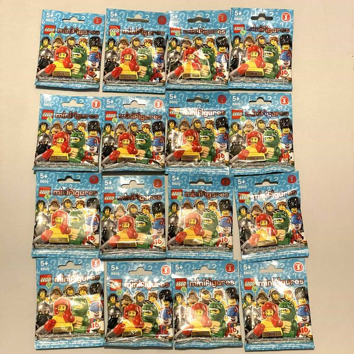 Lego Minifiguras Séries Completas 8804,8805,8827,71001,71007