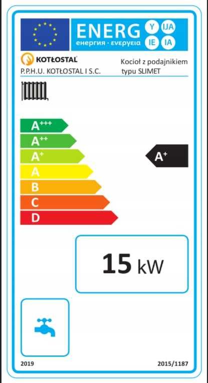 Kocioł na pellet SLIMET moc 15 kW