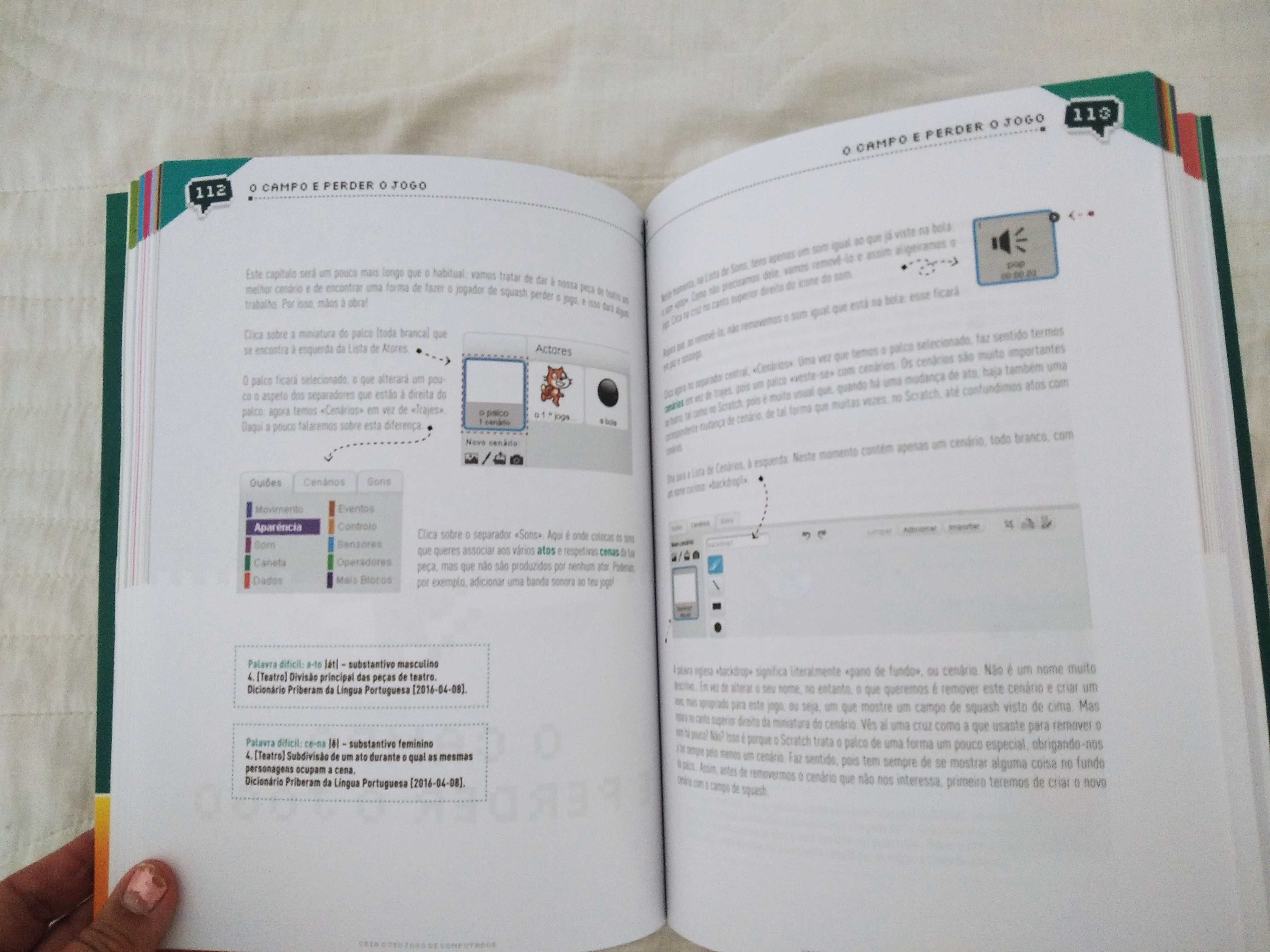 livro 'Cria o teu jogo de computador'