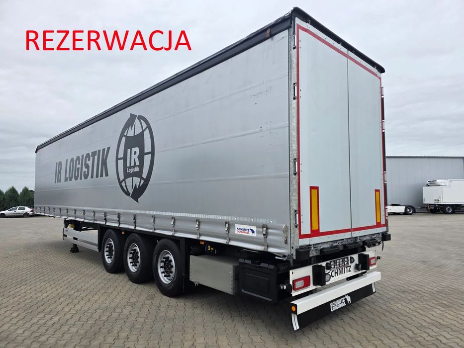 Schmitz Cargobull Cargobull SCB S3 STANDARD FIRANKA OŚ PODNOSZONA , Z DE SUPER STAN !!!