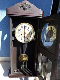 zegar stary drewno szkło