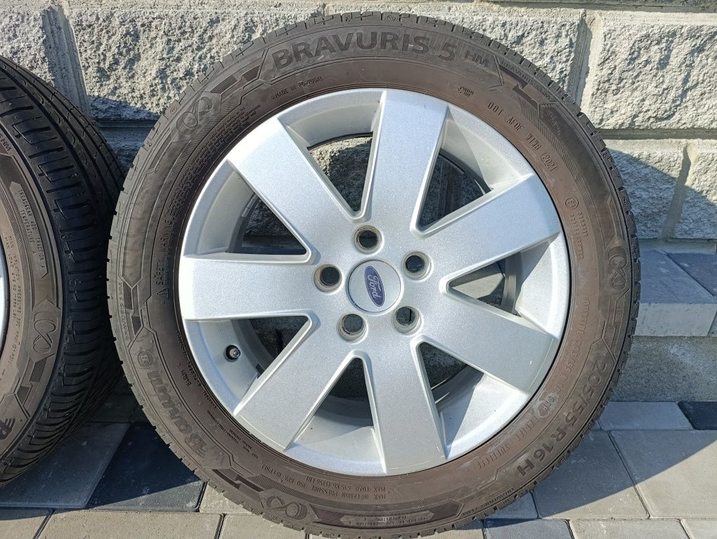 Комплект дисків Ford з шинами Barum Bravuris 5 HM 205/55 R16