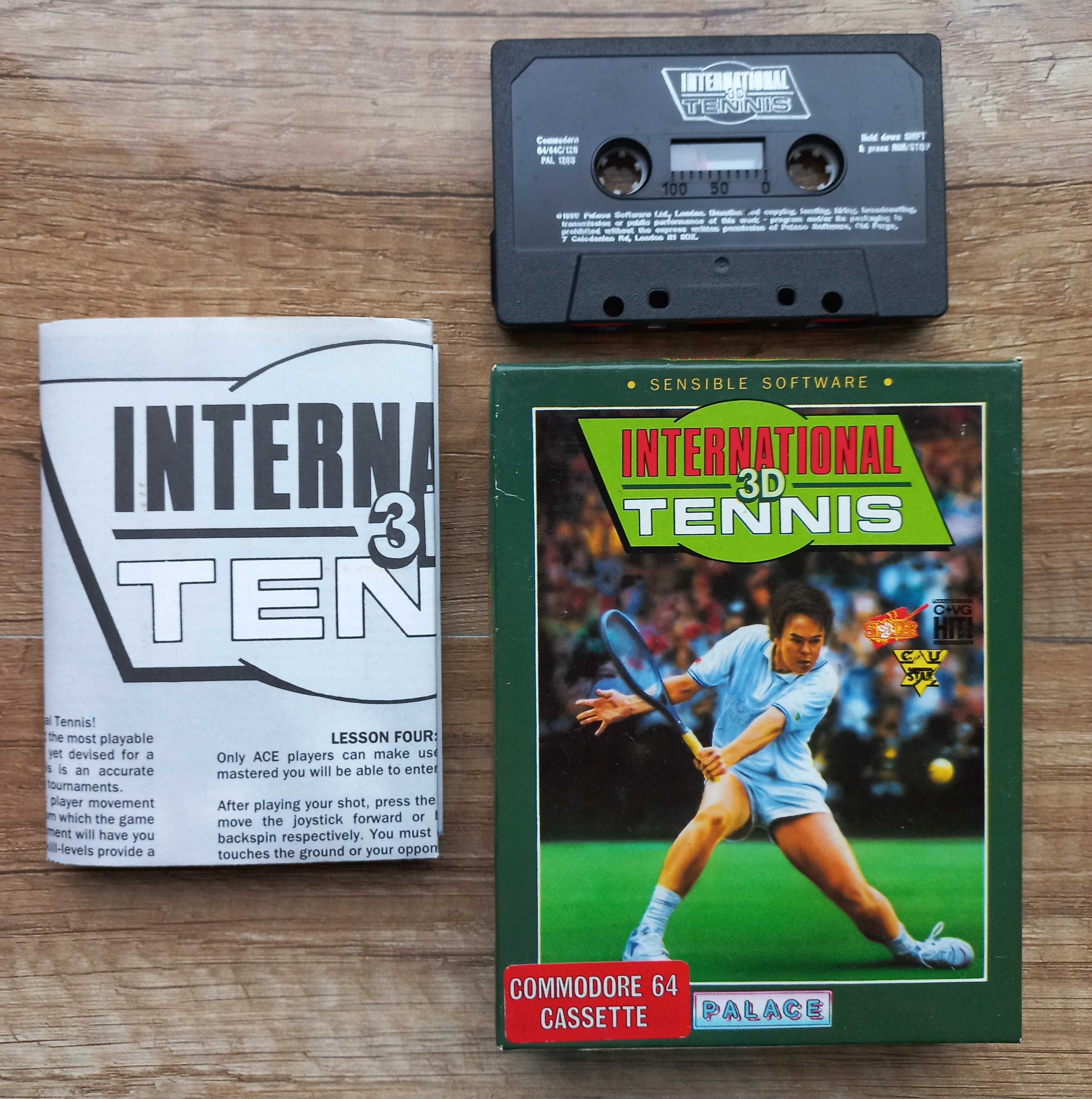 3D Tennis prezent Commodore 64 128 C gra