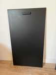 Czarny front zmywarka 45/80 Ikea
