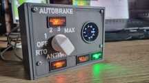 Boeing 737 autobrake panel