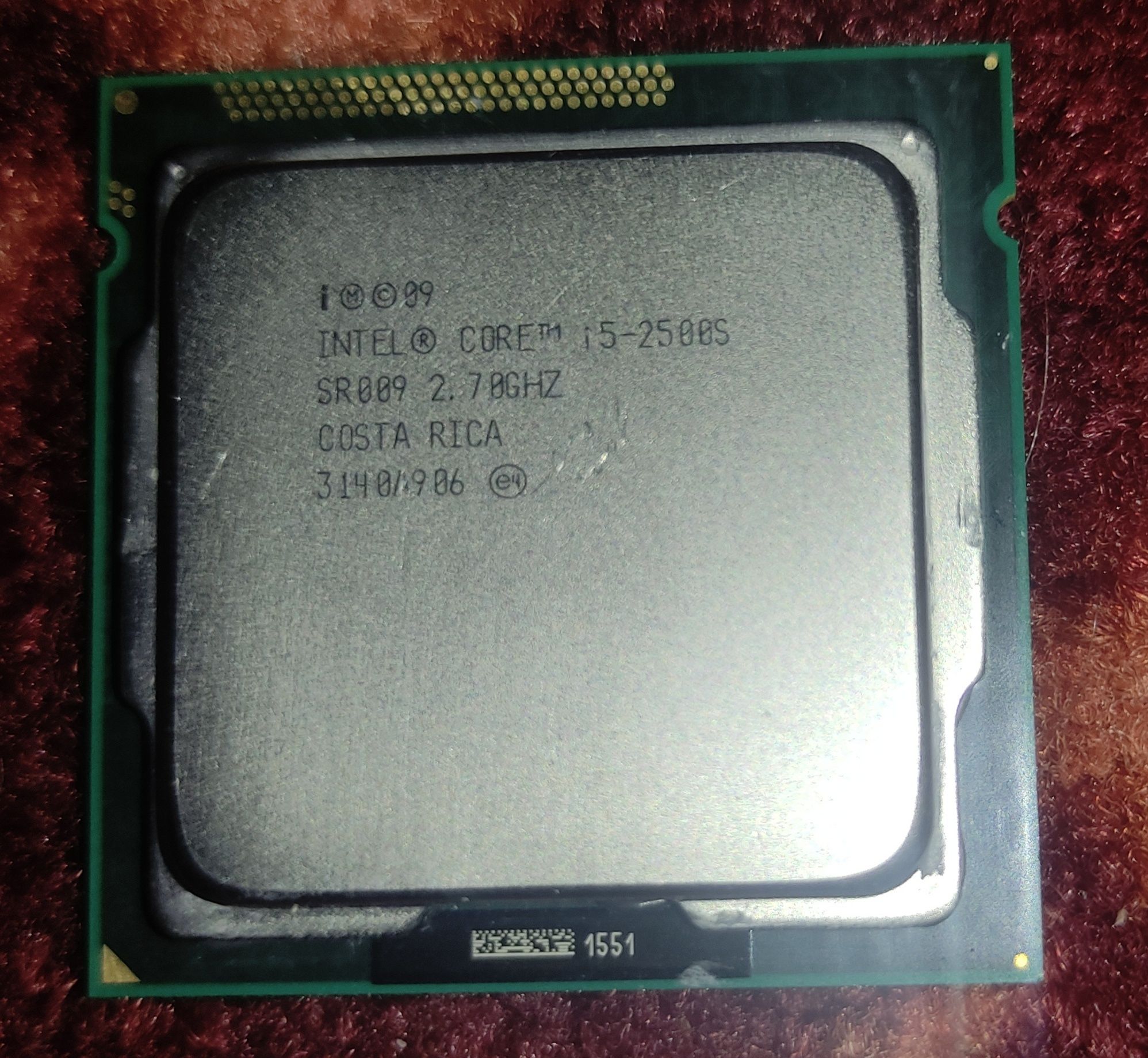 Intel core i5 2500s 2.7-3.7 Ghz Процессор