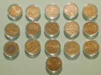 Zestaw 16 monet okolicznościowych 2 zł. NG różne roczniki w kapslach