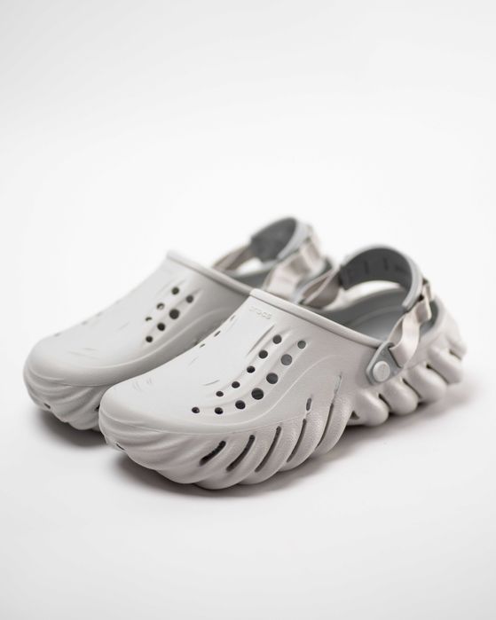 Мужские кроксы сабо Crocs Echo Marbled Clog (2 вида) Клоги Оригинал