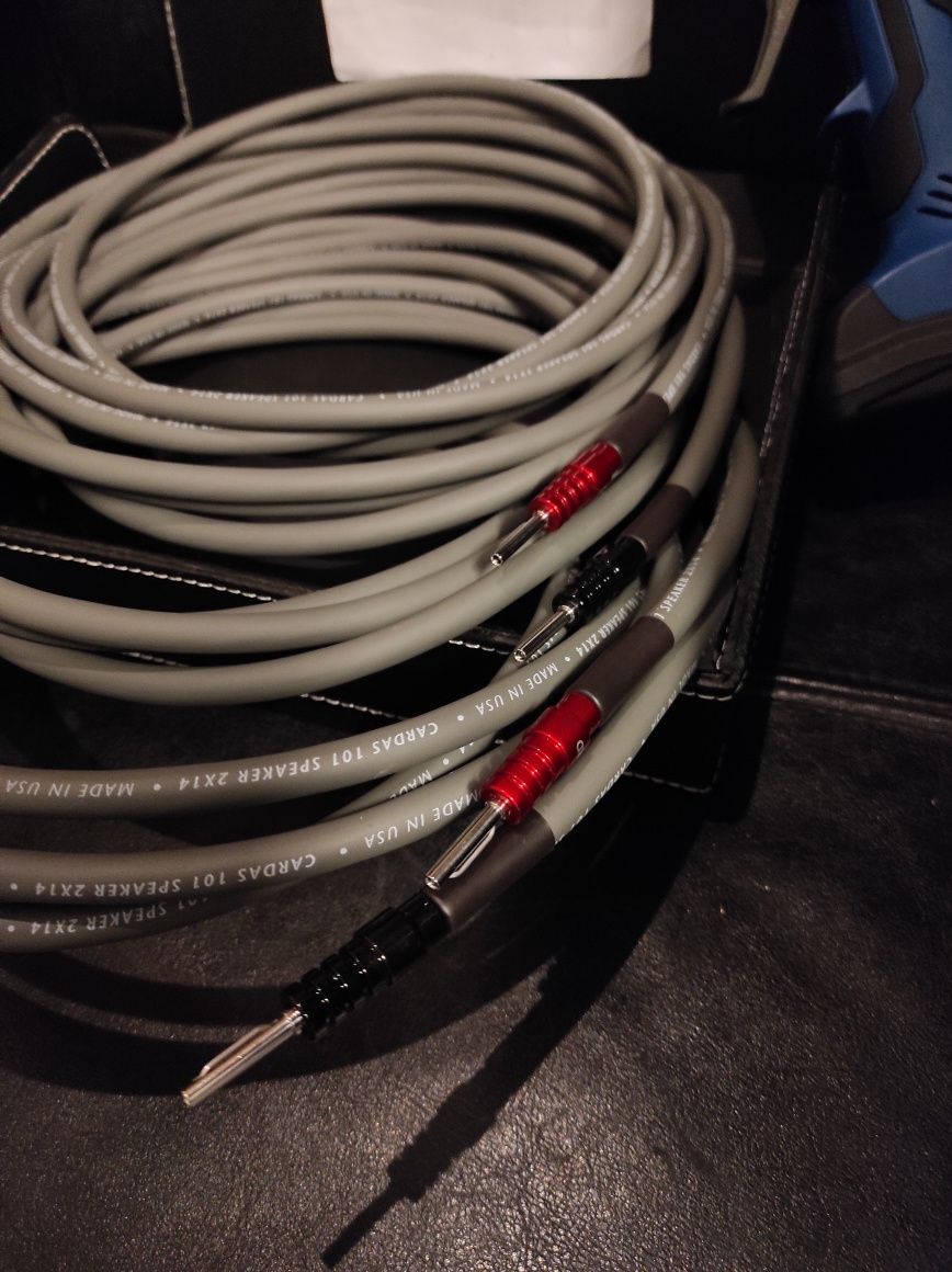 Cardas 101 V2 4mm2 kable głośnikowe konfekcja Chord Ohmic Trans Audio