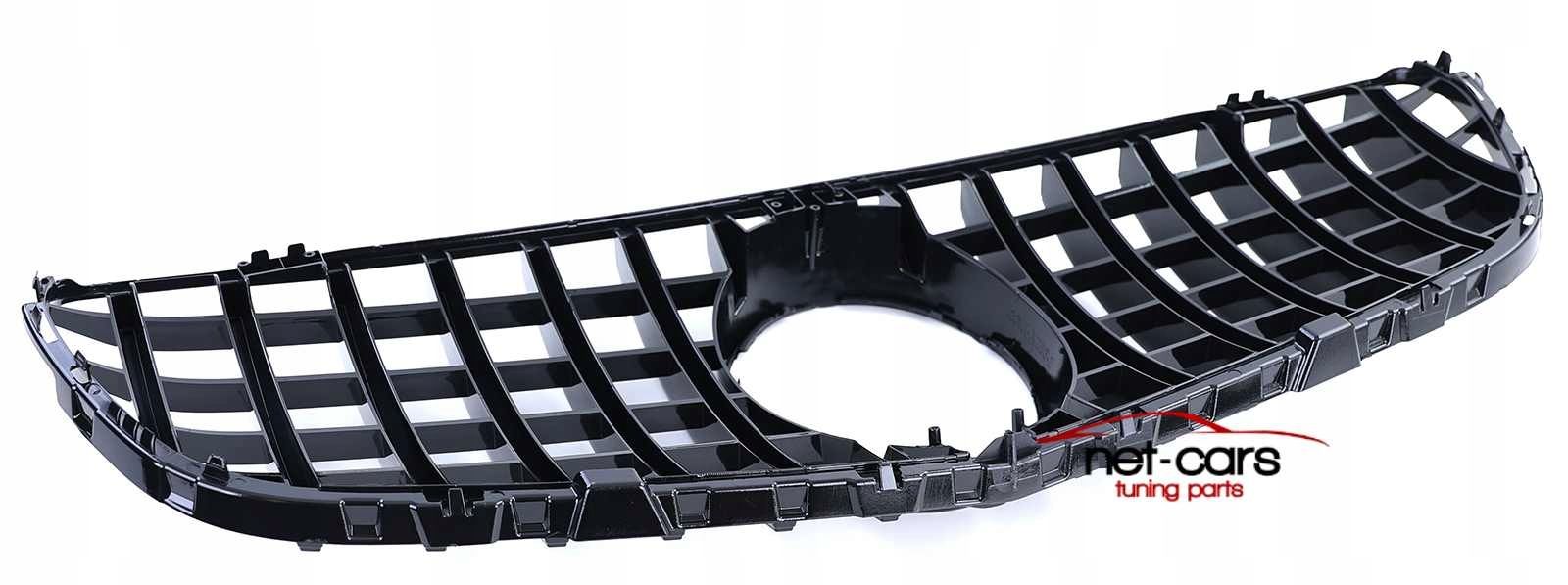 Grill MERCEDES GLC X253 C253 Panamericana 15-19 czarny połysk chrom