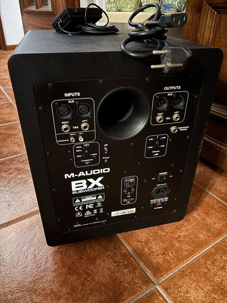 Subwoofer M-audio Bx Sub