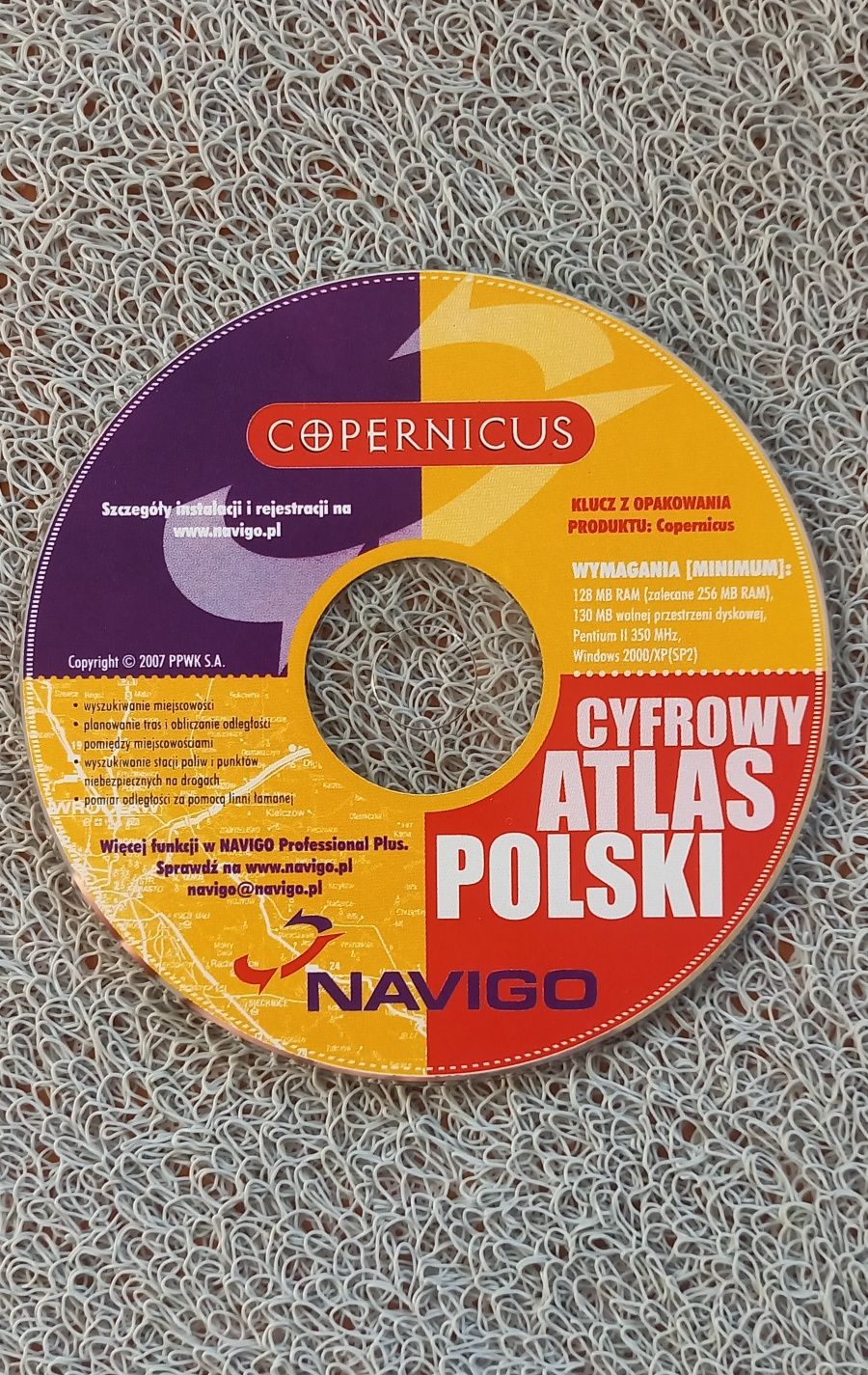 Cyfrowy Atlas Polski 2007 Nawigacja samochodowa NAVIGO