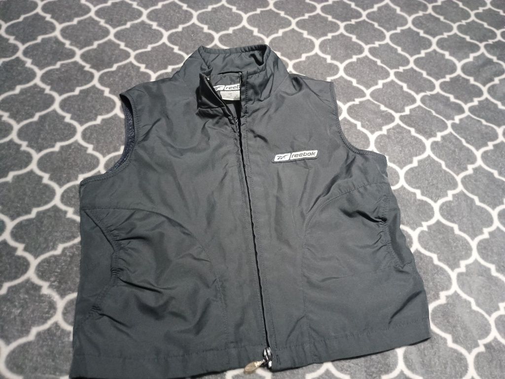 Kamizelka wiosenna jesienna szara grafitowa Reebok r. 147 122 i 128
