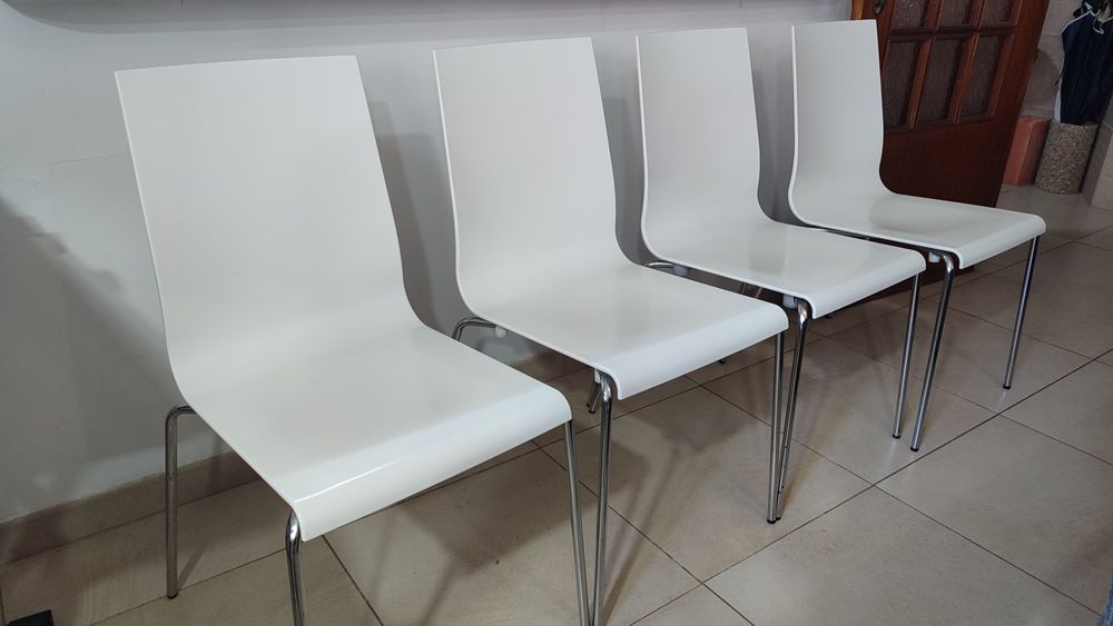 4 Cadeiras Inox Alverca