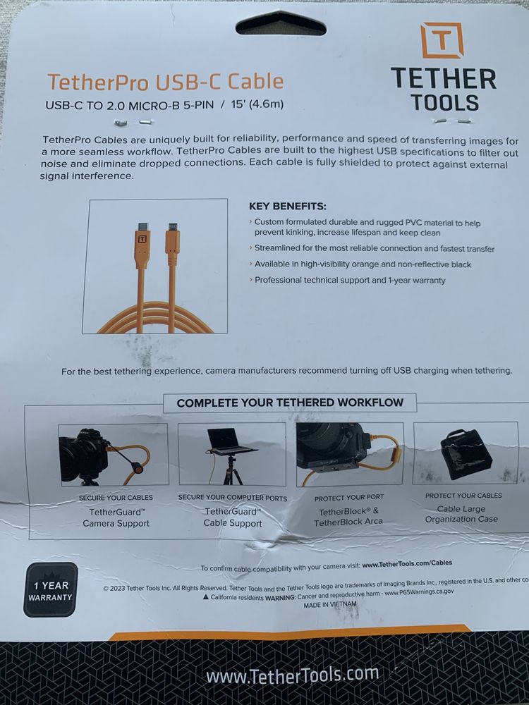 Cabo USB-C para 2.0 Micro- B 5-Pin