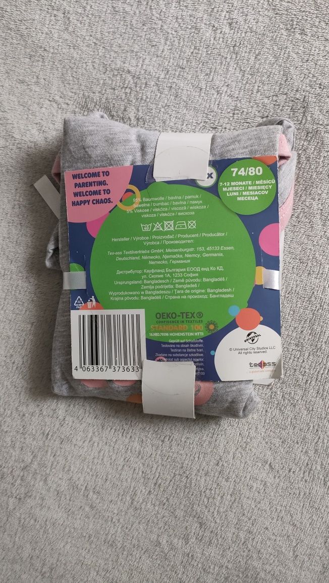 Nowe body niemowlęce 2szt 74/80