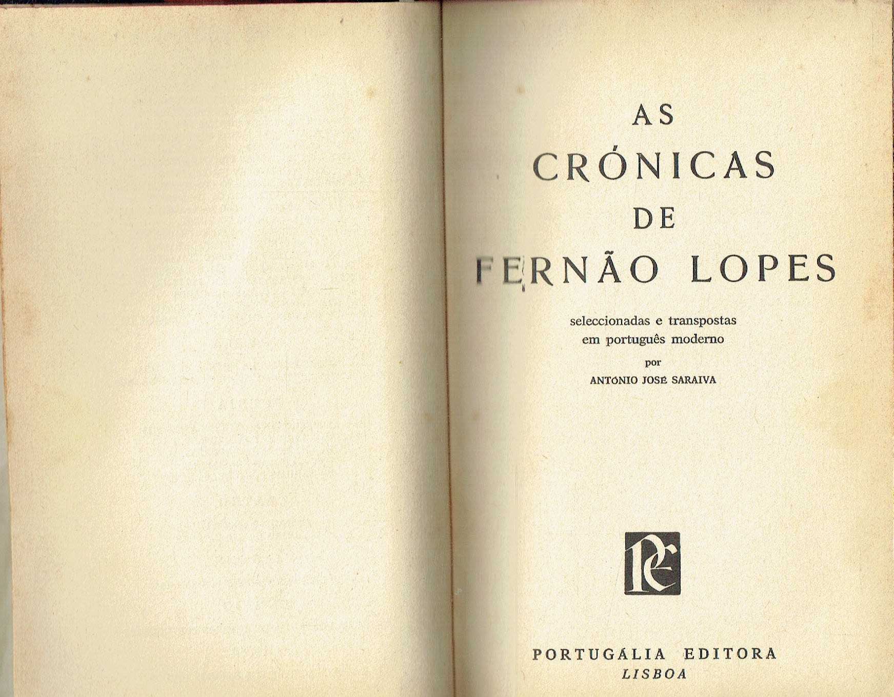 7484 - Literatura - Livros de Fernão Lopes 1