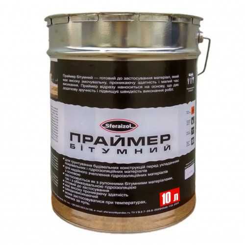 Праймер битумный, мастика кровля-фундамент. Sferaizol