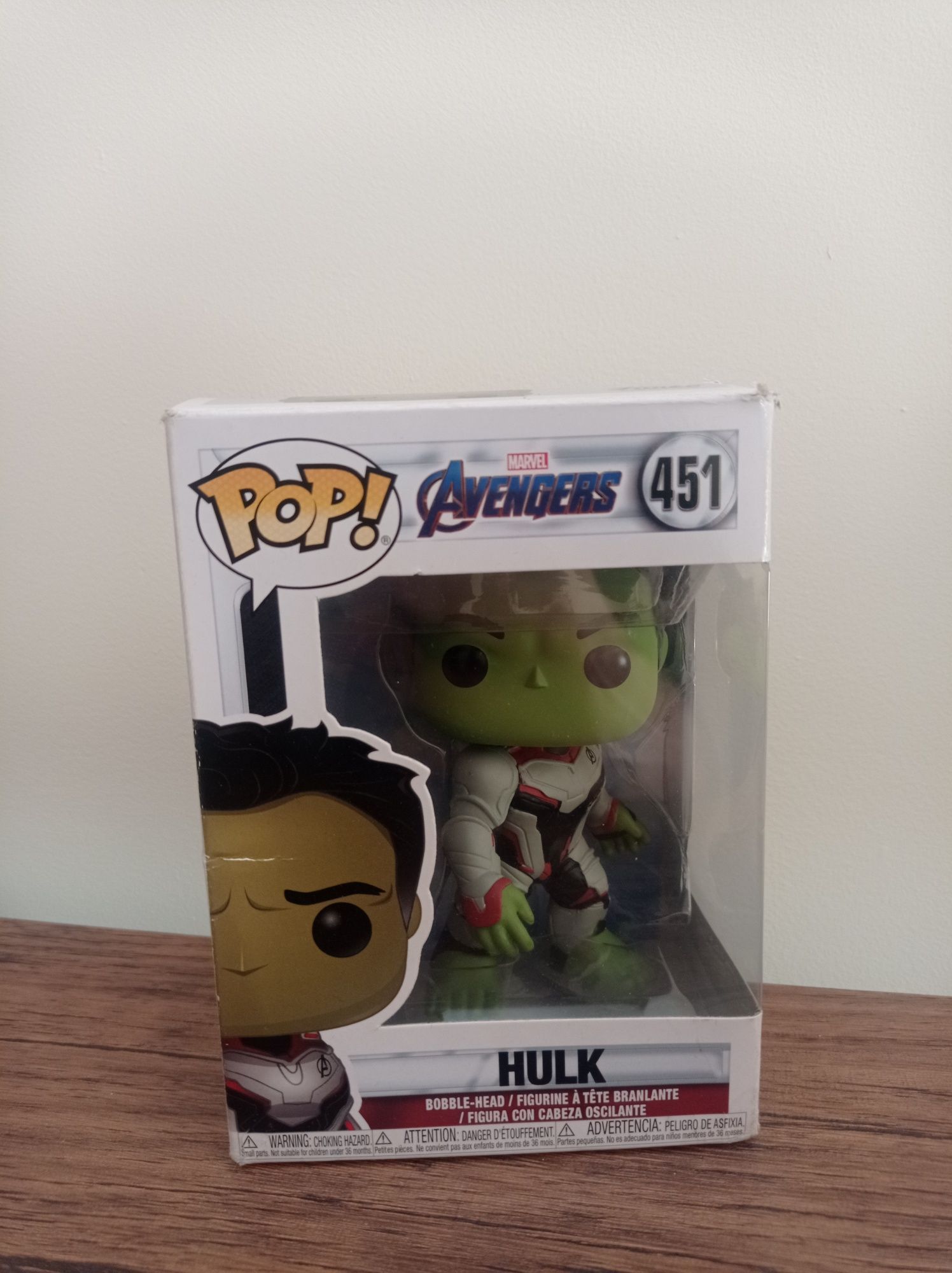 Pop figure do Hulk.