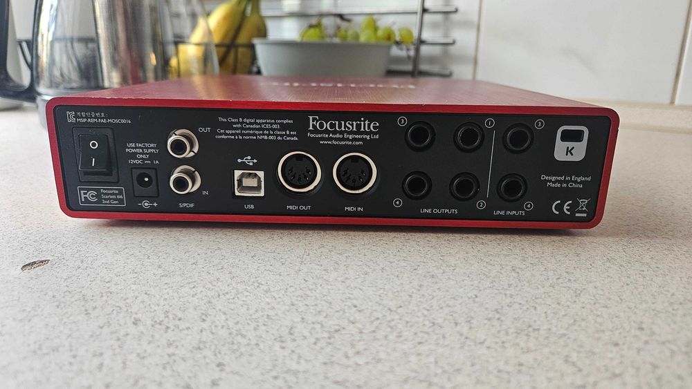 Interfejs audio Focusrite Scarlett 6i6 2nd gen