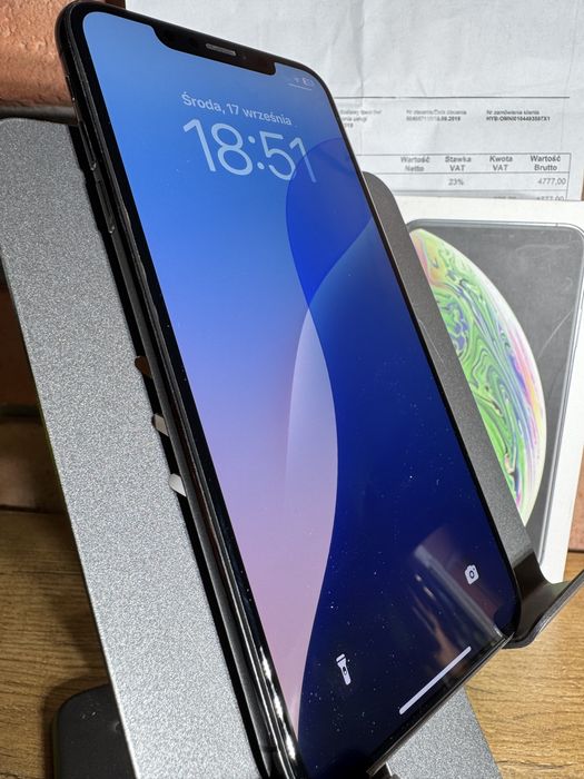 Iphone XS max 64 gb, space gray kondycja baterii 90%
