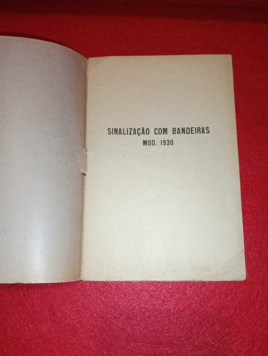 Livro Sinalização com Bandeiras Mod.1930