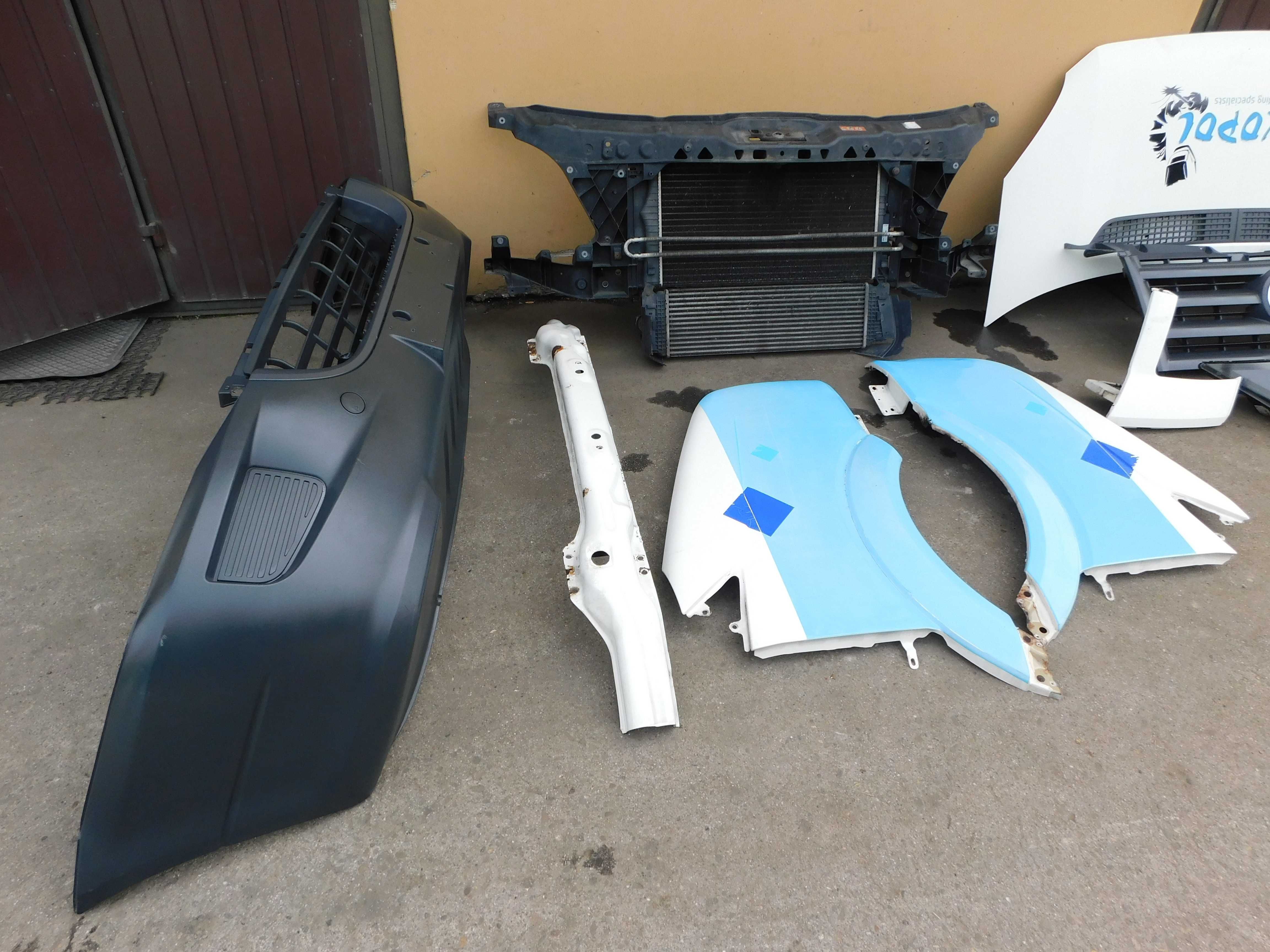 VW Crafter przód kompletny 06-12r maska chłodnice lampy zderzak