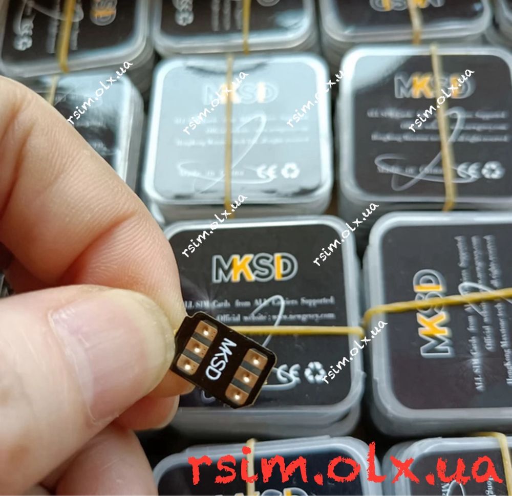Чип рсим для SIM-карты MKSD Black Ultra для iPhone r-sim qpe