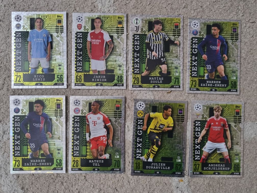 Topps Match attax Champions League 2023/3024 .
Kolekcja kart od Topps.