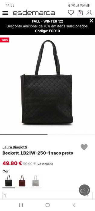 Mala da famosa estilista Laura Biagiotti