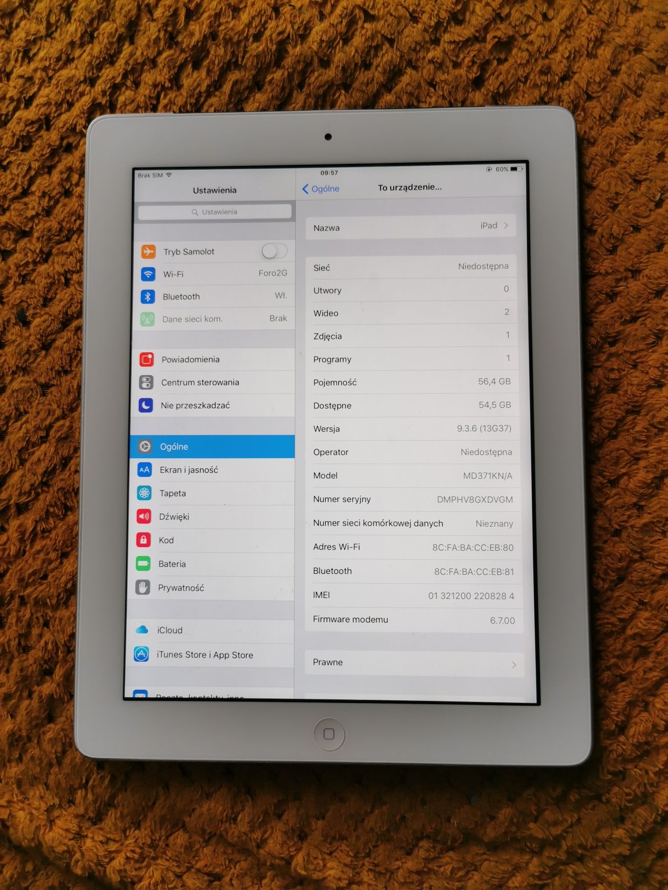 Apple iPad 3 generacji 64 GB