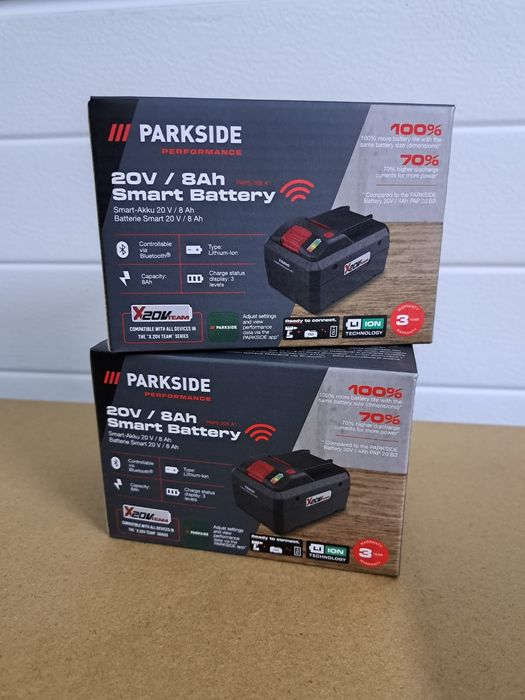 Akumulator 8ah Smart 2 sztuki parkside bateria nowe