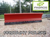 Pług śnieżny do śniegu 1,2 - 3.0m Prosty Lemiesz Sprężynowy