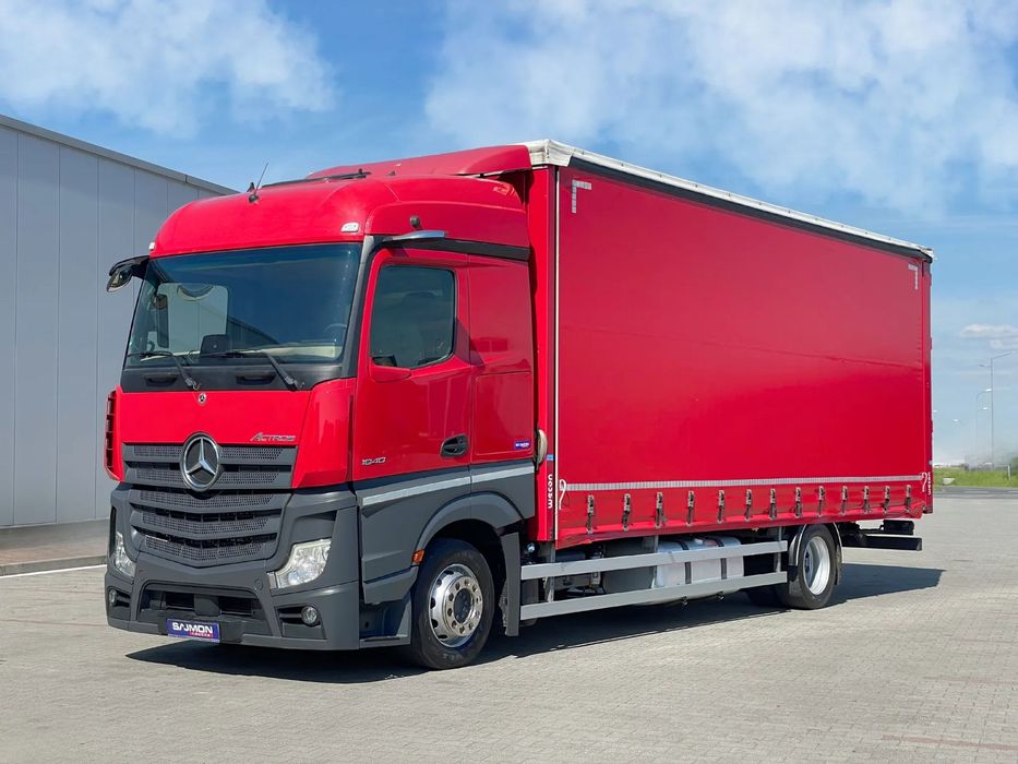 Mercedes-Benz ACTROS 1840 / PRZESTRZENNY 60M3 / MIRROR CAM / 7,75 M / SALON PL  19 palet serwisowany jumbo