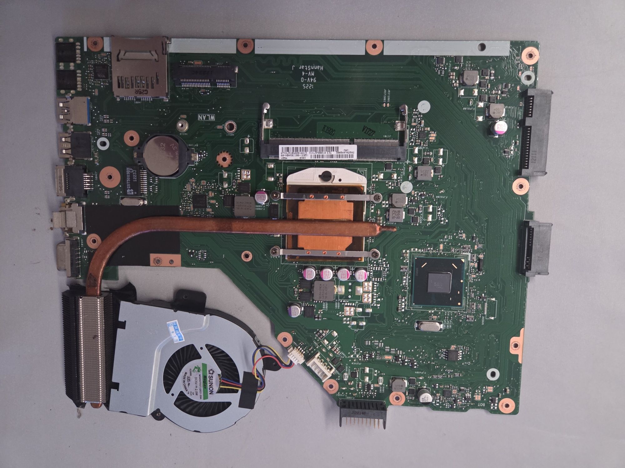 Sprzedam sprawny płytę głowną do laptopa ASUS X55A (Patrz zdjecia)