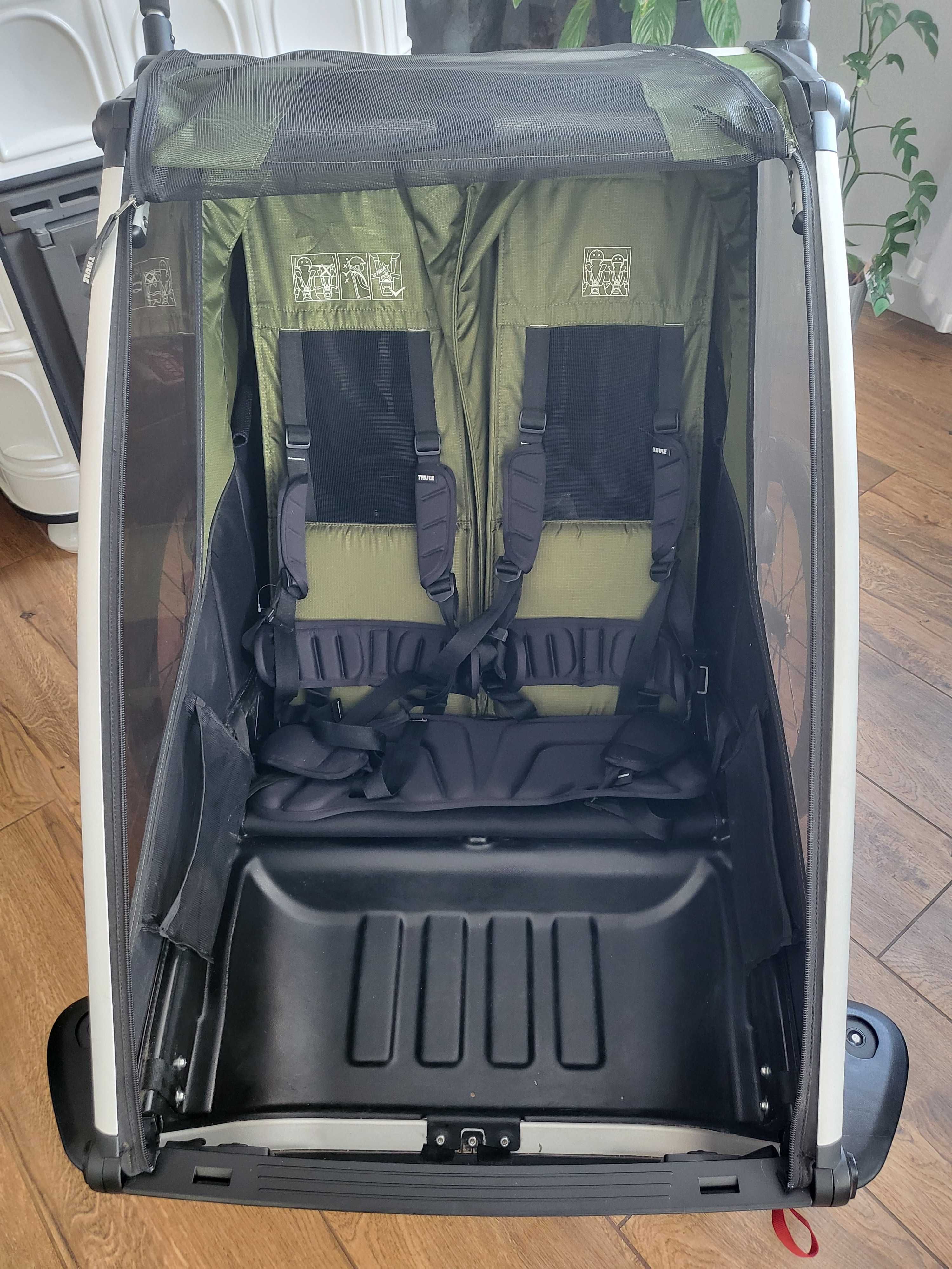 Thule Chariot Cab 2 - Podwójna przyczepka rowerowa