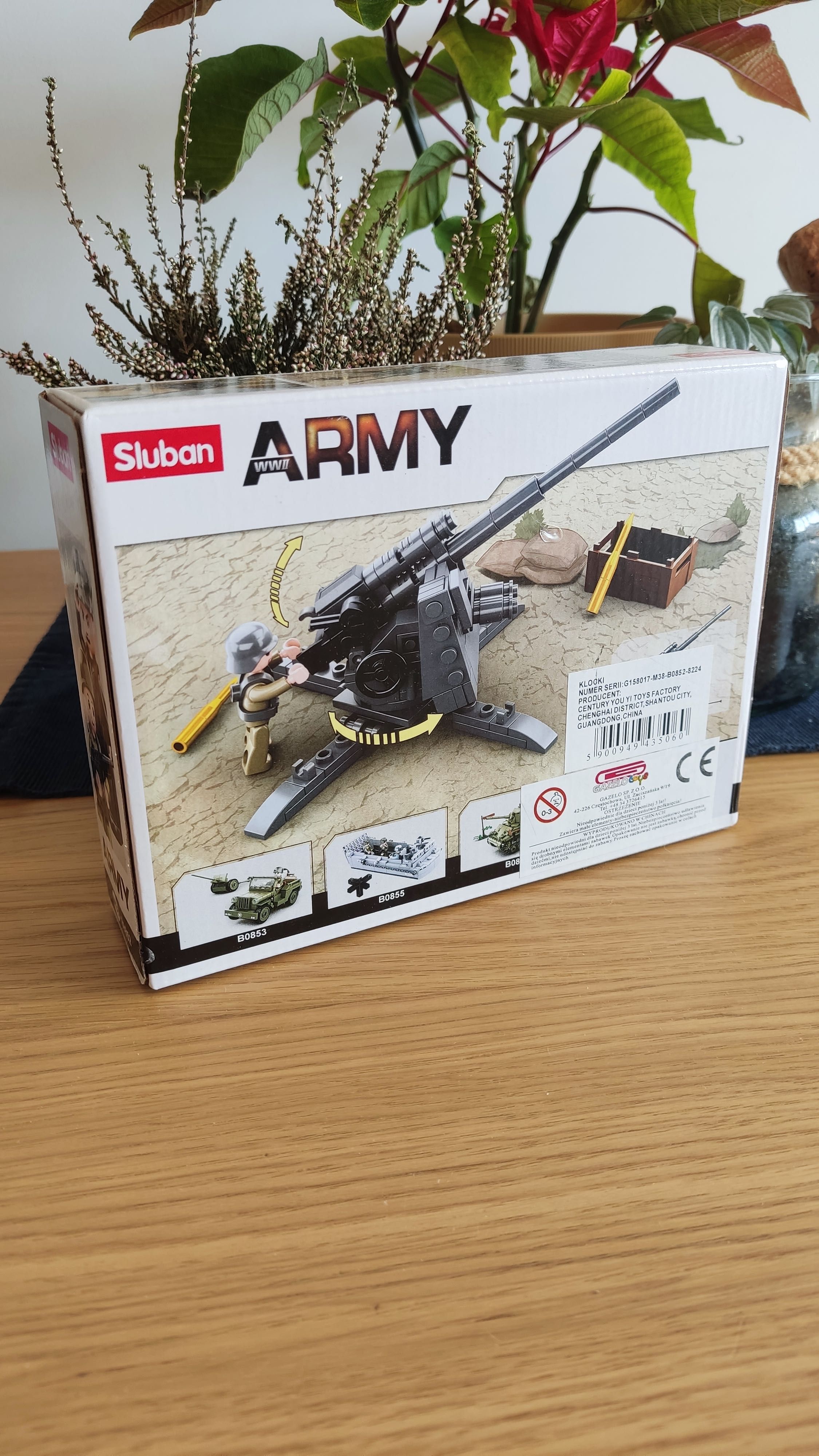 Sluban Army / Lego działo WW2 / WWII / Wojna lego Mała Armia
