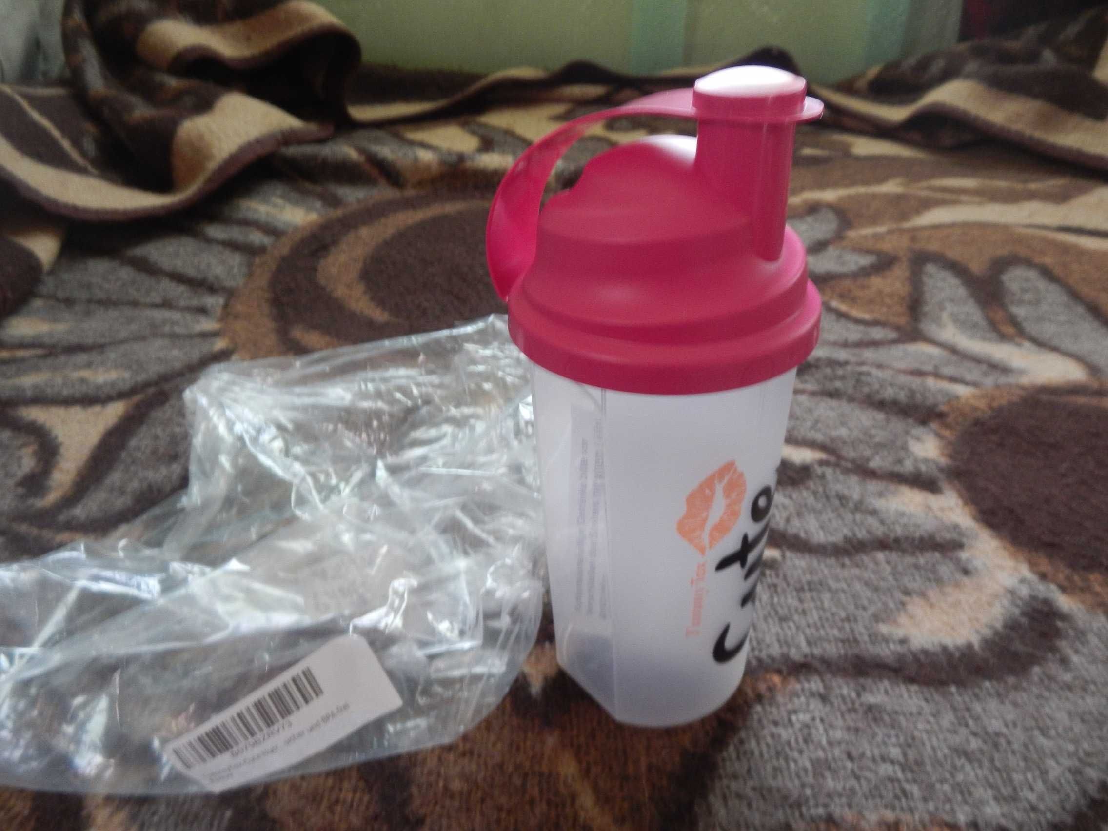 Wyprzedaż->TummyTox shaker do napojów /odżywek damski 700ml