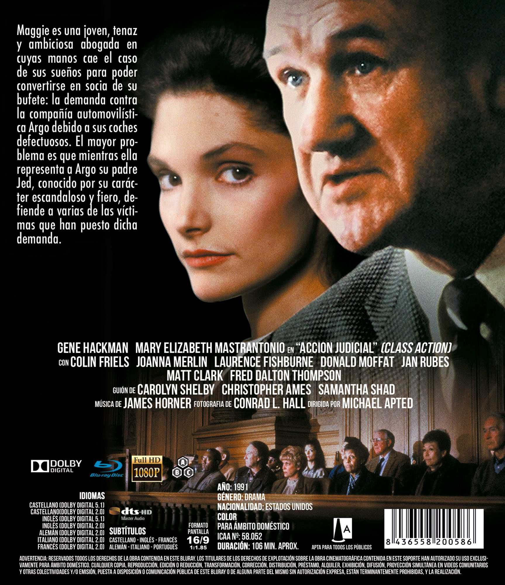 Acción Judicial/A Lei do Poder (Blu-Ray)-Importado