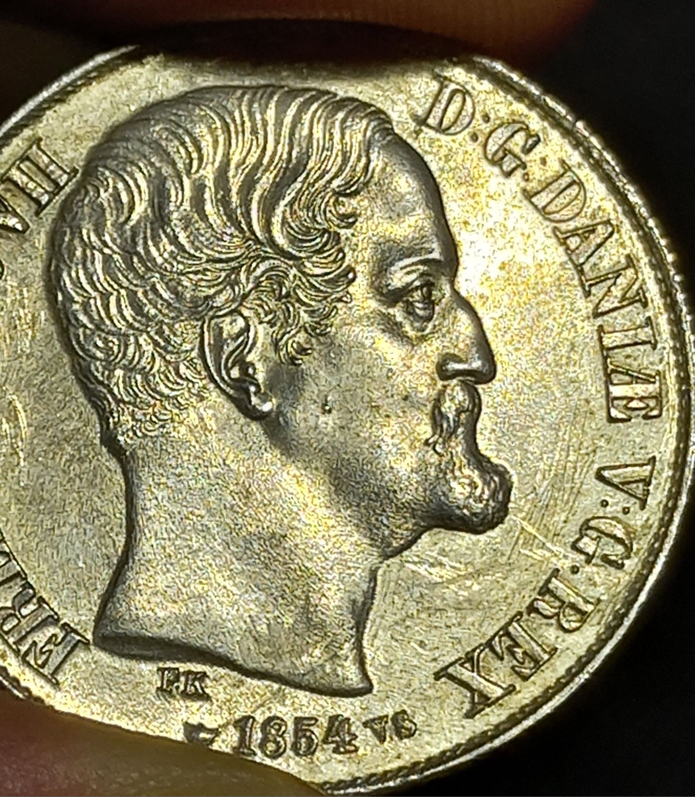 2 марки 1938 G, 1 рігсдалер 1854