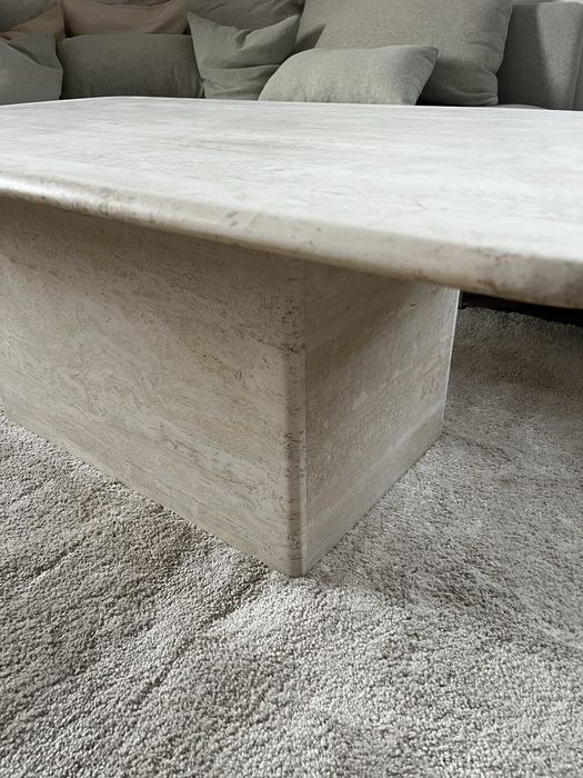 Trawertyn 100% stolik ława stół kamienny marmurowy naturalny