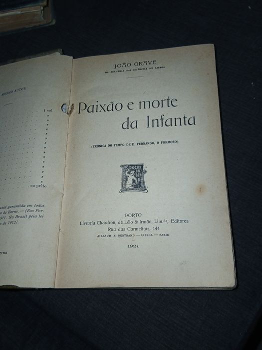 Primeira edição de  João  Grave